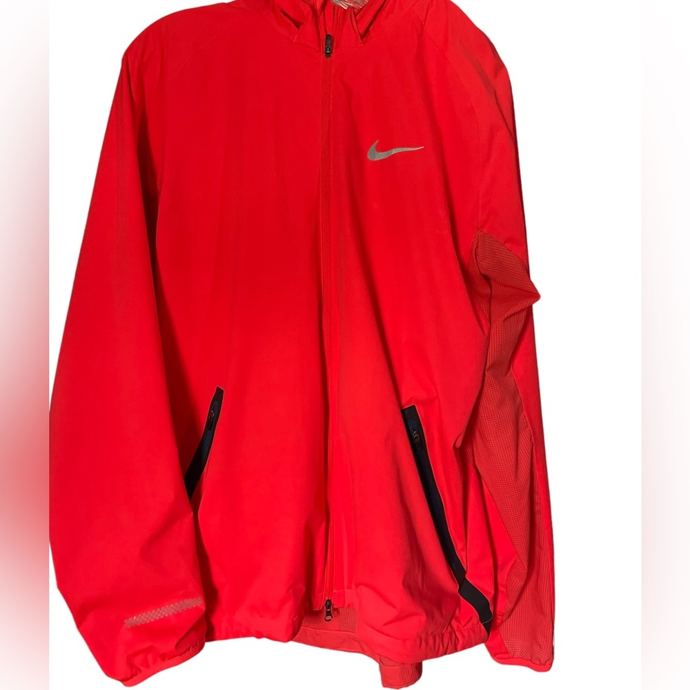 Mens Runners Jacket Nike L Orange - Picture 1 of 5